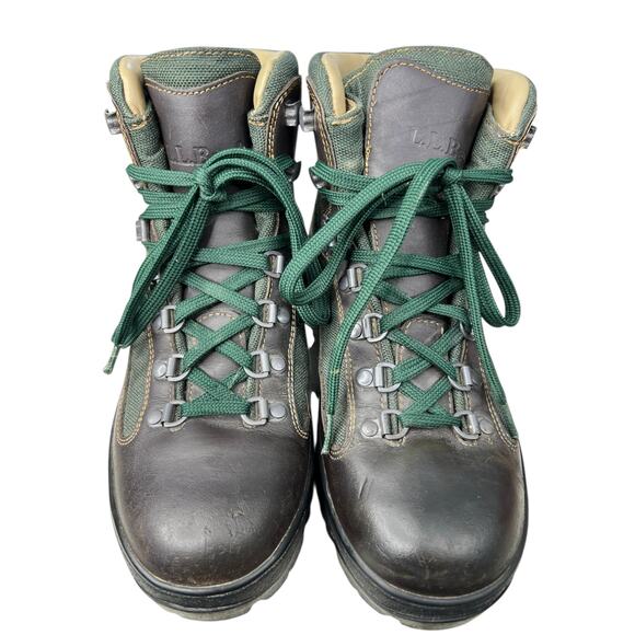 Vintage L.L. Bean Women’s Cresta Green Gore Tex Hiking Boot Size US 8 - Picture 7 of 13